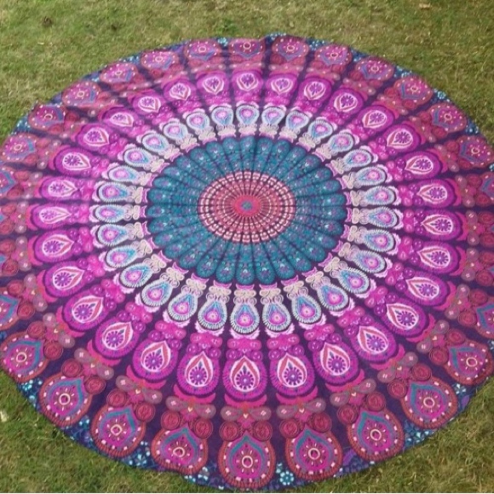 BOHO Street Cotton Round Mandala. Excellent Condition.
